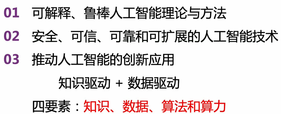 中科院院士张钹提出人工智能“四要素”：知识、数据、算法与算力