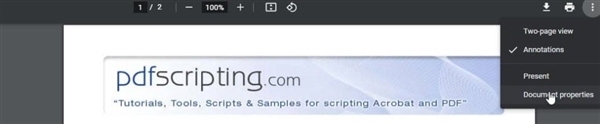 Chrome 88新功能曝光：查看PDF文档属性